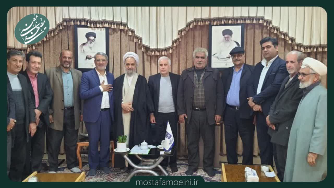 دکتر مصطفی معینی در دیدار با امام جمعه آران و بیدگل